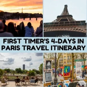 paris travel itinerary